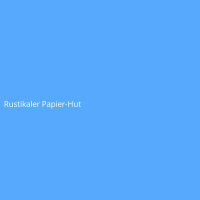 Rustikaler Papier-Hut