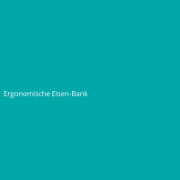 Ergonomische Eisen-Bank