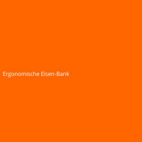 Ergonomische Eisen-Bank